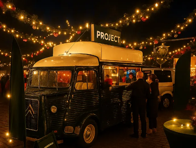 Kerstfeest bedrijfsfeest catering foodtruck