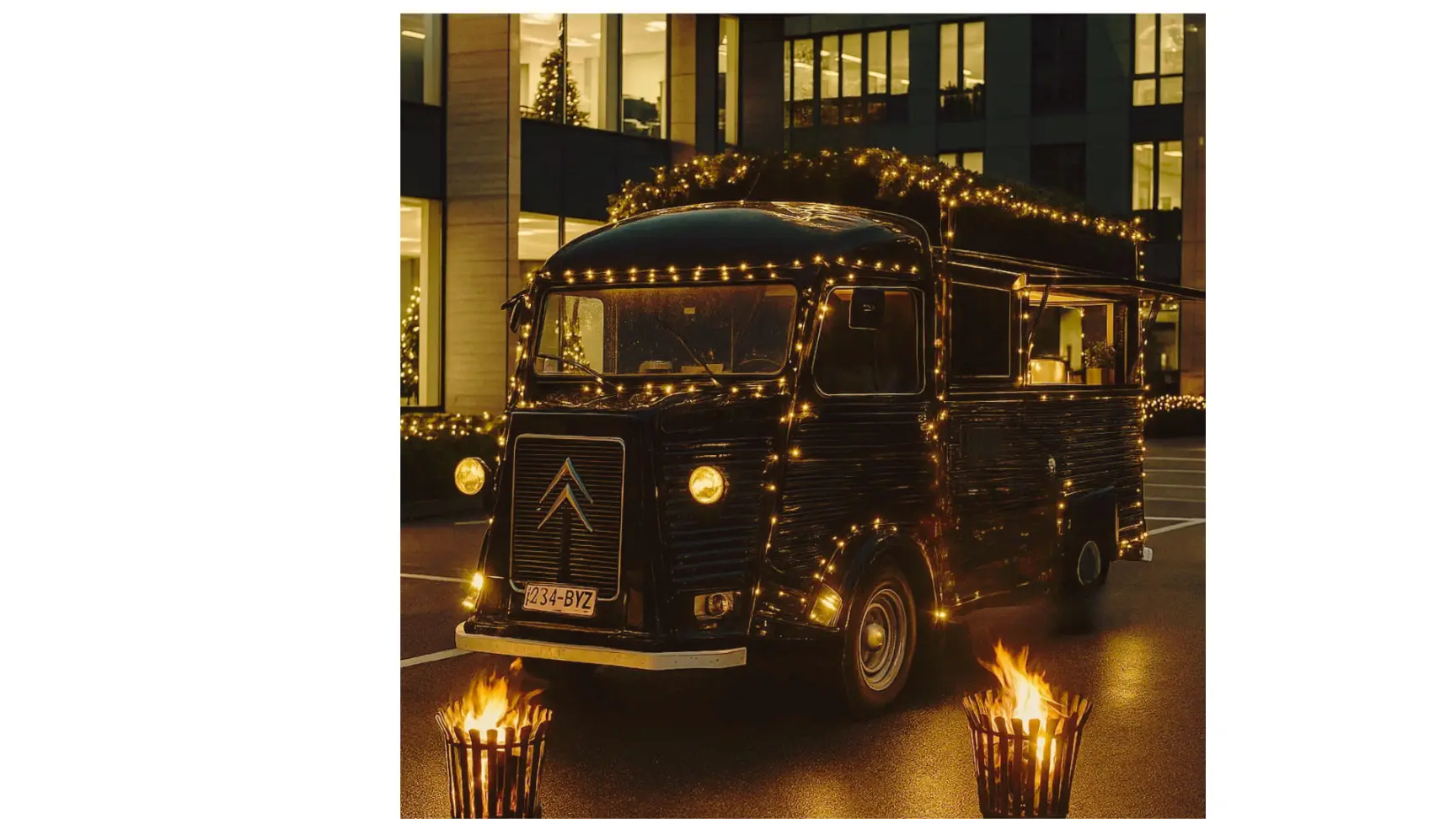 Kerstfeest bedrijfsfeest catering foodtruck