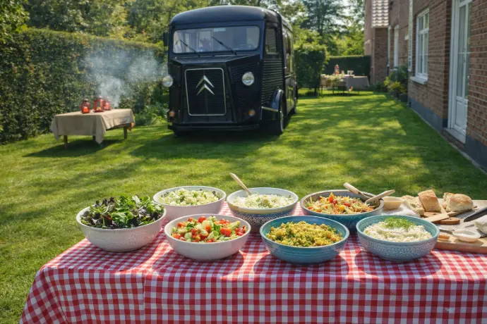 BBQ op privefeest met foodtruck catering
